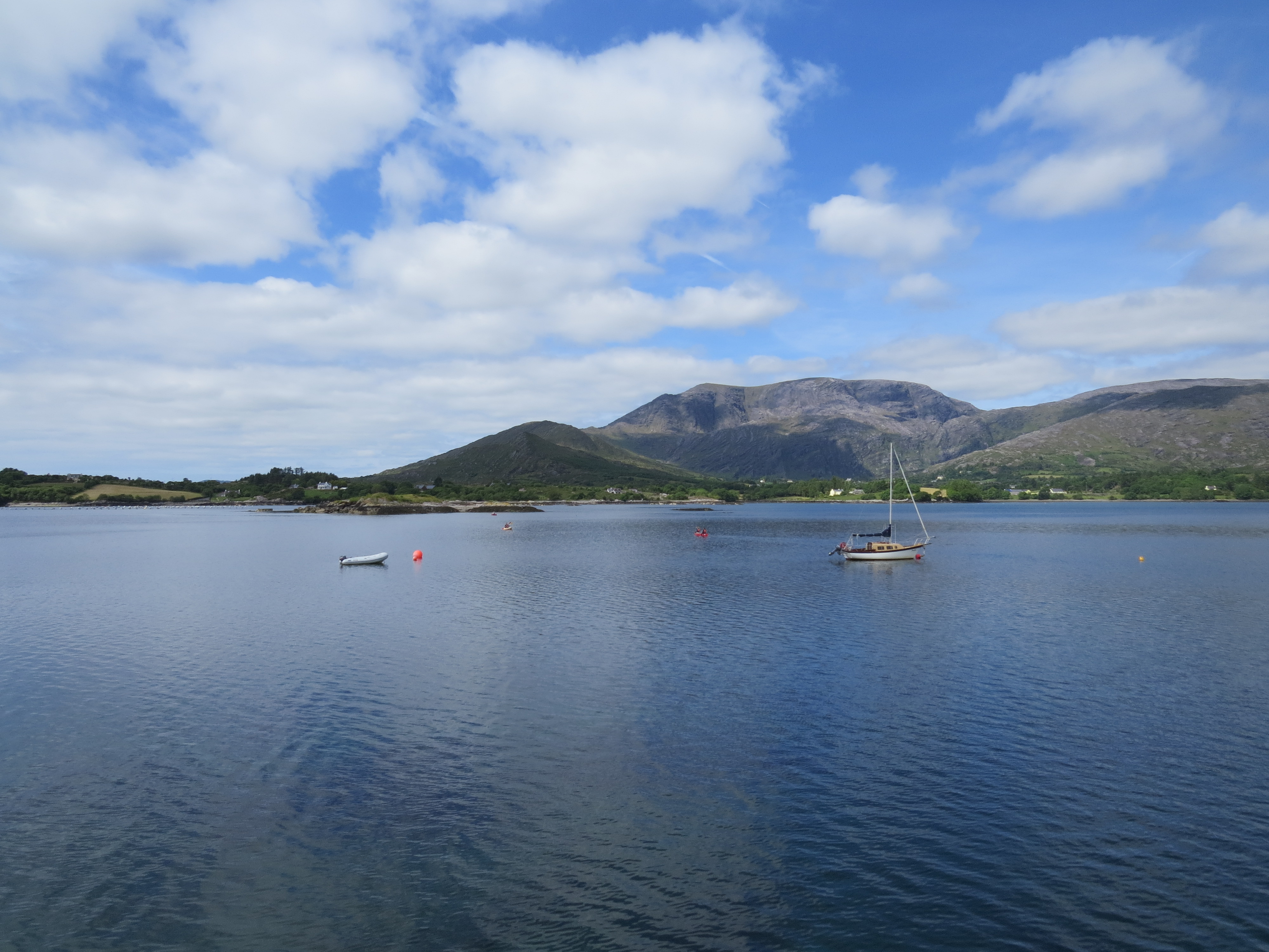 Beautiful Adrigole Harbour, your sheltered waters